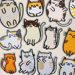 Cute Fashionable Cat Embroidery Patches