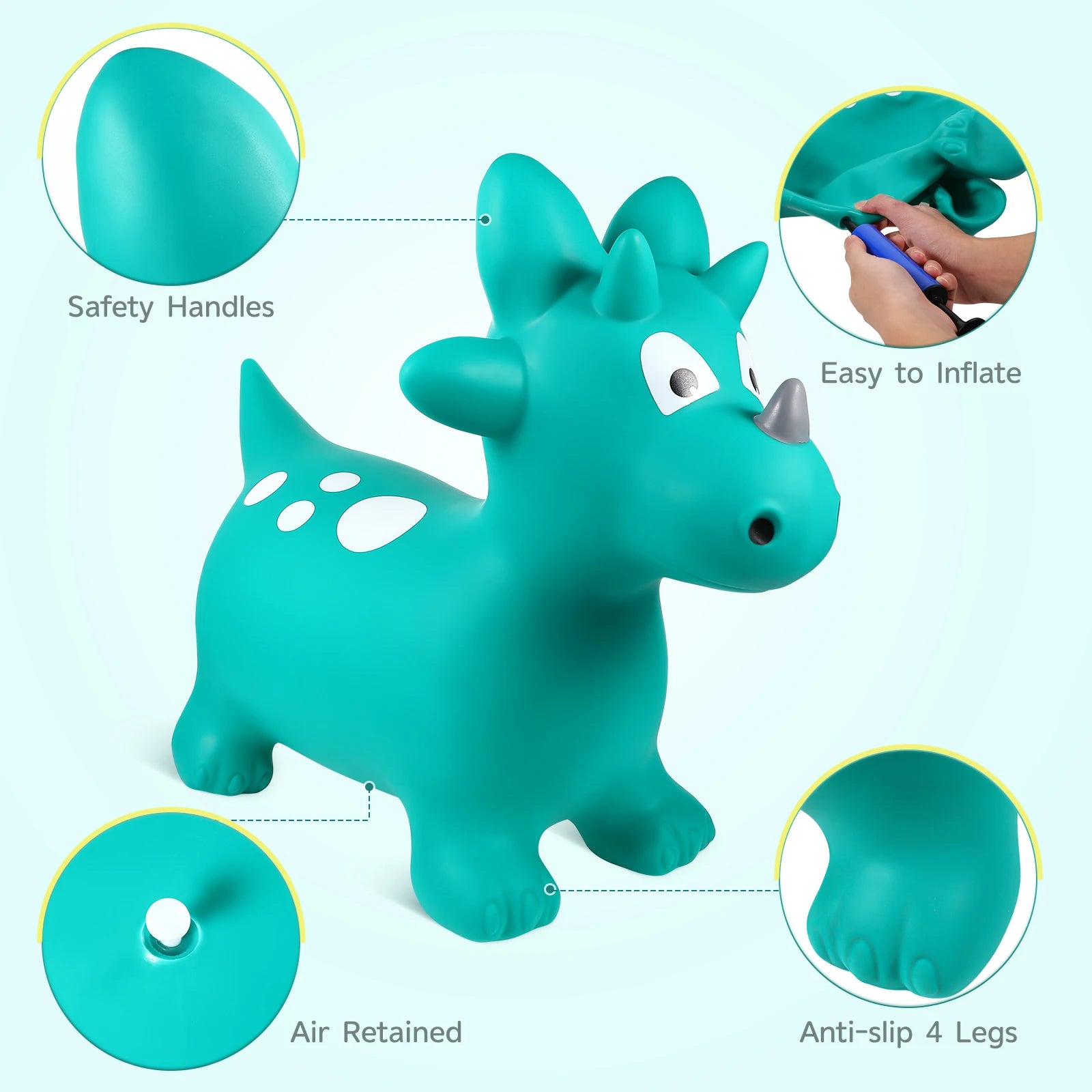 Creative Kids Inflatable Jumping Horse