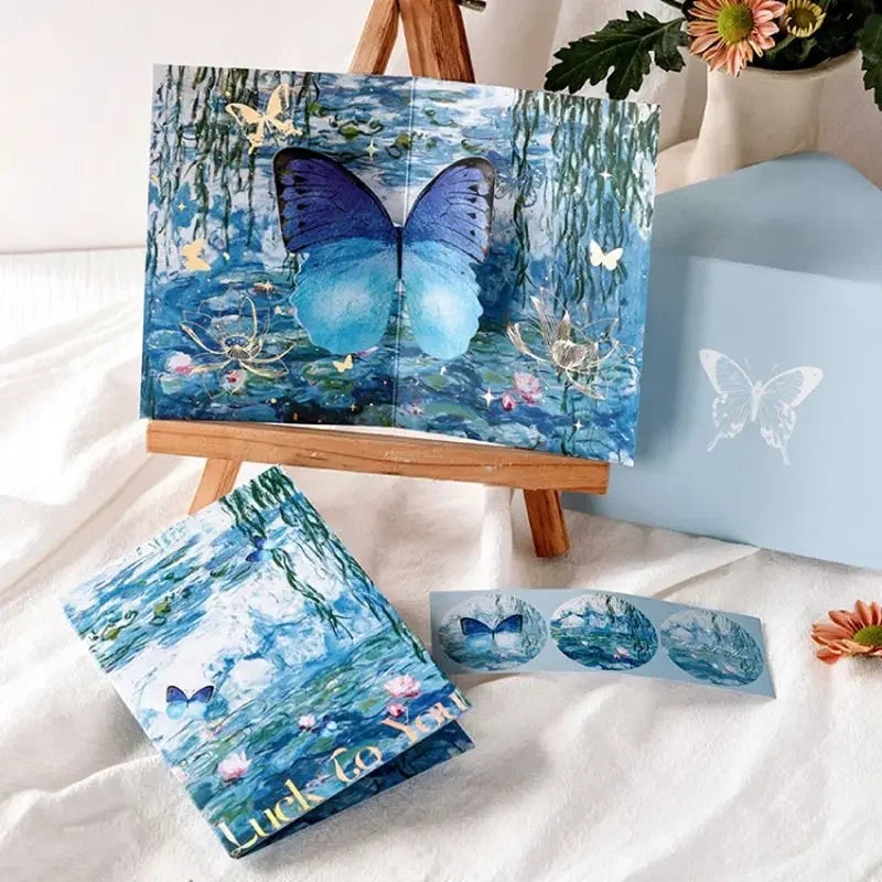 3D Butterfly Pop-Up Greeting Cards