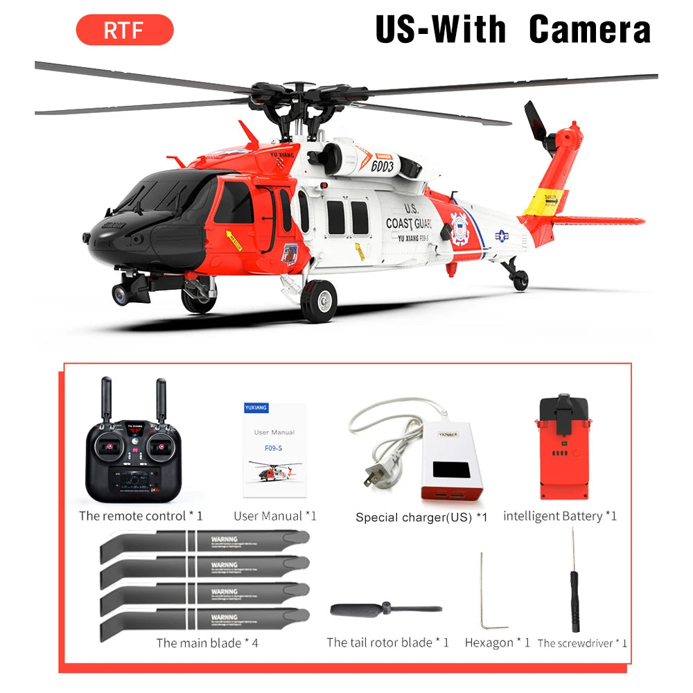 YXZNRC RC Camera Dual Helicopter