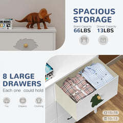 Fabric Drawers Baby Dresser