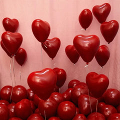 Inflatable Latex Red Heart Balloon