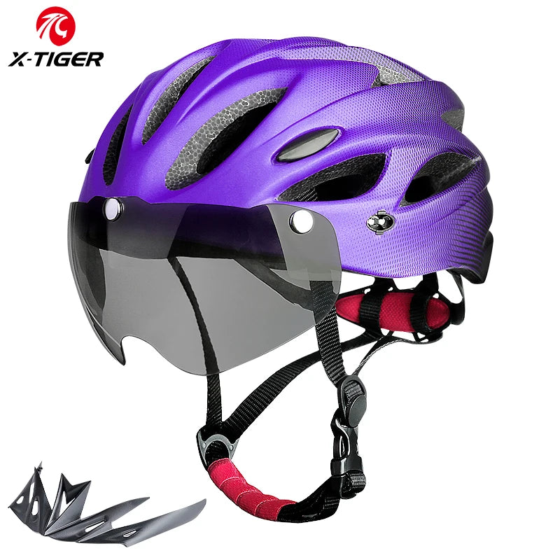 LED Rear Light Dual Mode Helmet