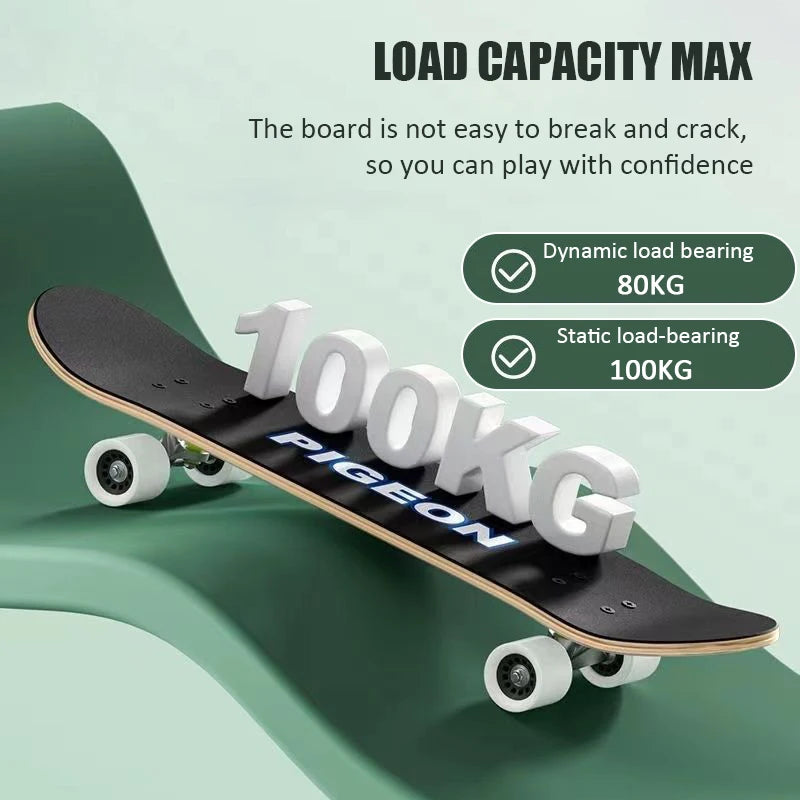 Street Double-warped Skateboard