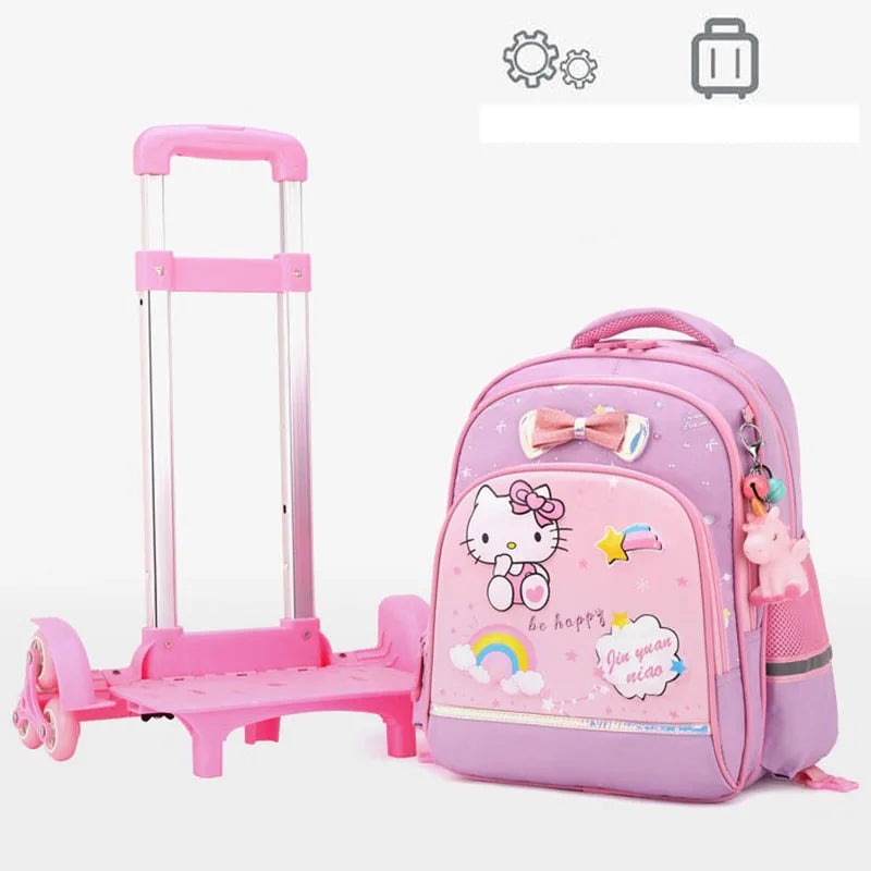 Girls Rolling Backpack