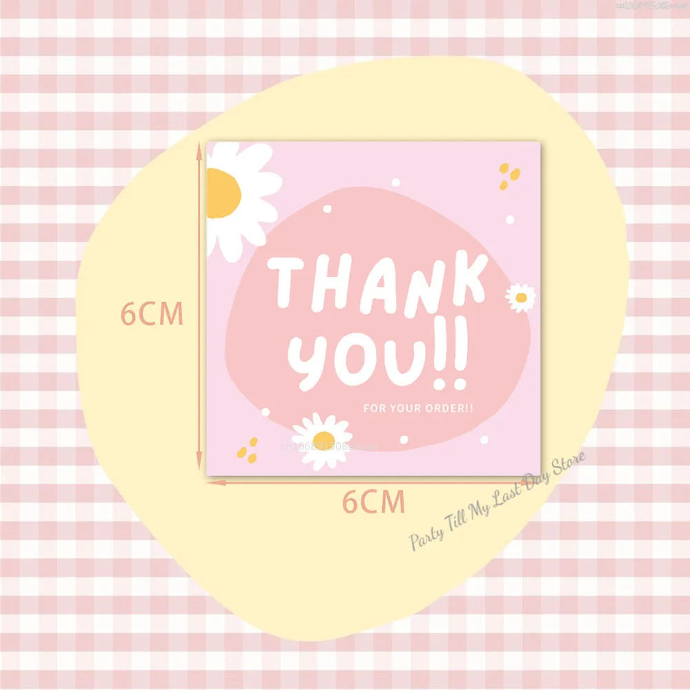 Mini Flower Thank You Cards