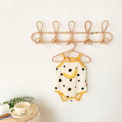 Infant Newborn Boys Girls Sling Smile Print 3D Banana Outwear Jumpsuits