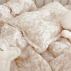 Baby Camellia Rose Muslin Blanket