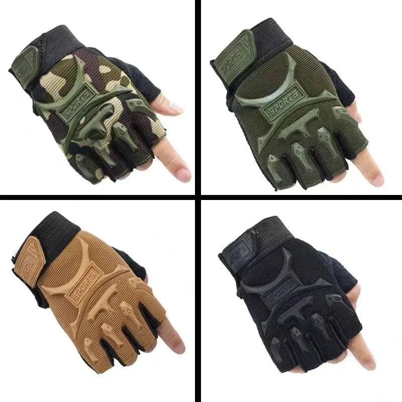Anti-Skid Mittens Half Finger Gloves