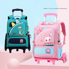 Teenagers Wheeled Trolley Backpack