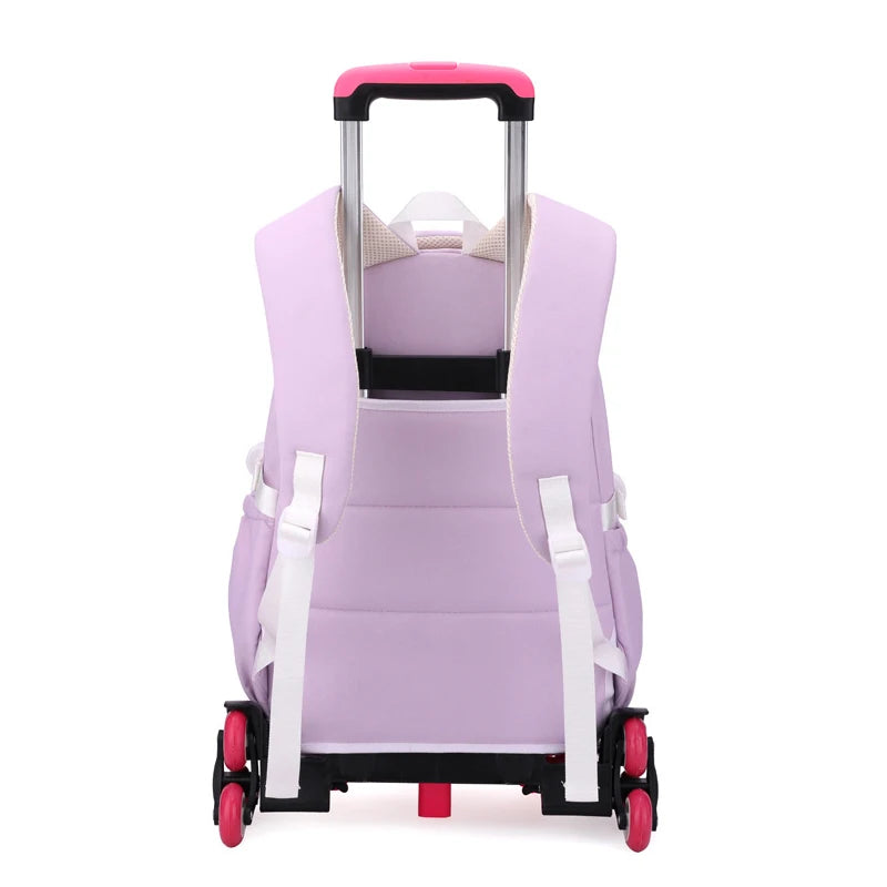Wheeled Trolley School Backpack