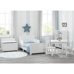 Bianca White Elegant Toddler Bed