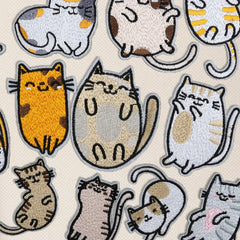 Cute Fashionable Cat Embroidery Patches