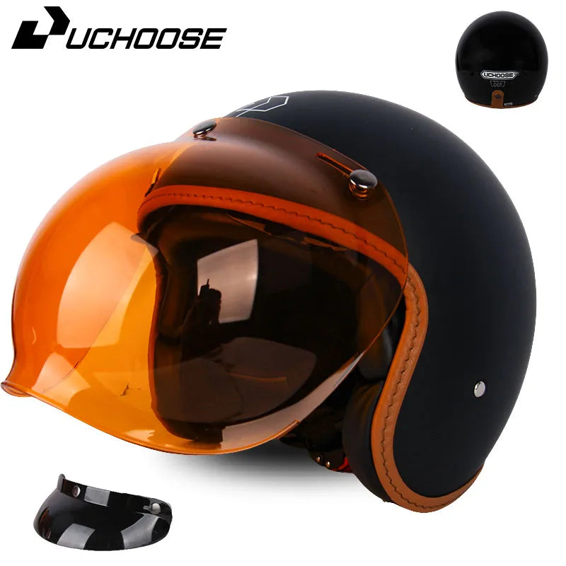 DOT Open Face Casco Moto
