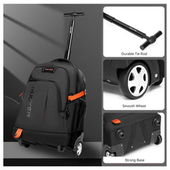 Detachable Wheels Trolley Backpack