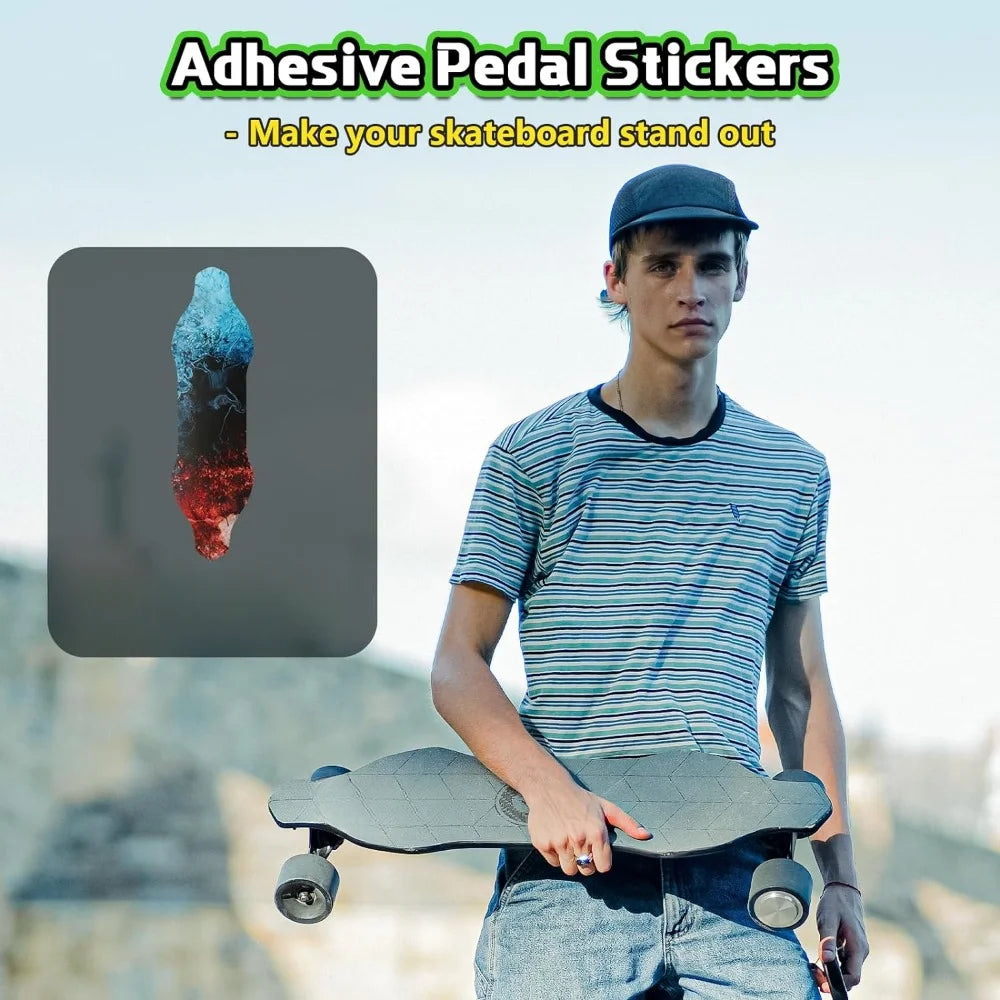 Replaceable Pedal Sticker Design