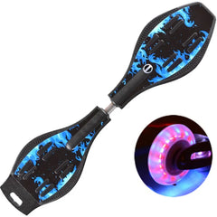 Flashing Wheel Swing Skateboard