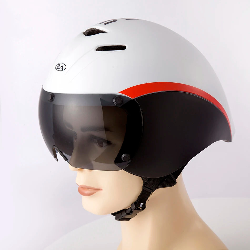 Aero Goggles Bicycle Helmet