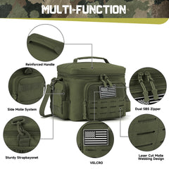 Tactical Heavy Duty Lunch Box Bag Picnic