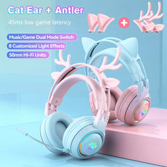 Cute Antlers/Cat Ear Wireless Headphone