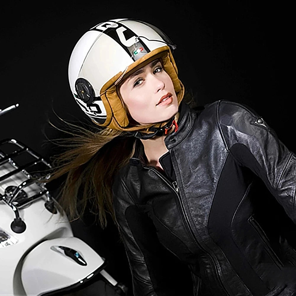Vintage Moto Helmet Chopper