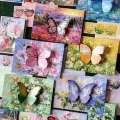 3D Butterfly Pop-Up Greeting Cards
