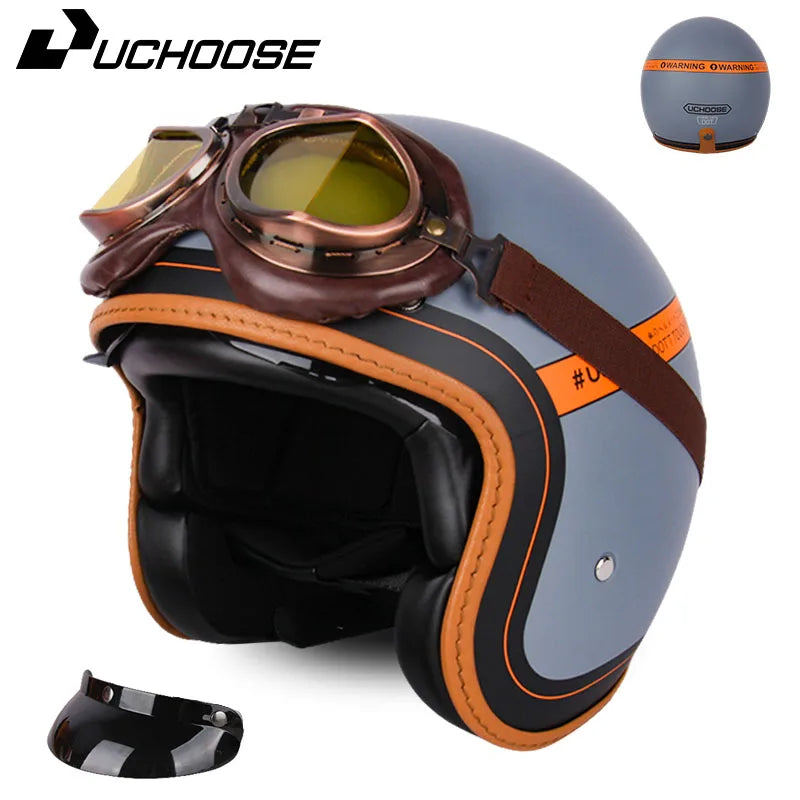 DOT Open Face Casco Moto