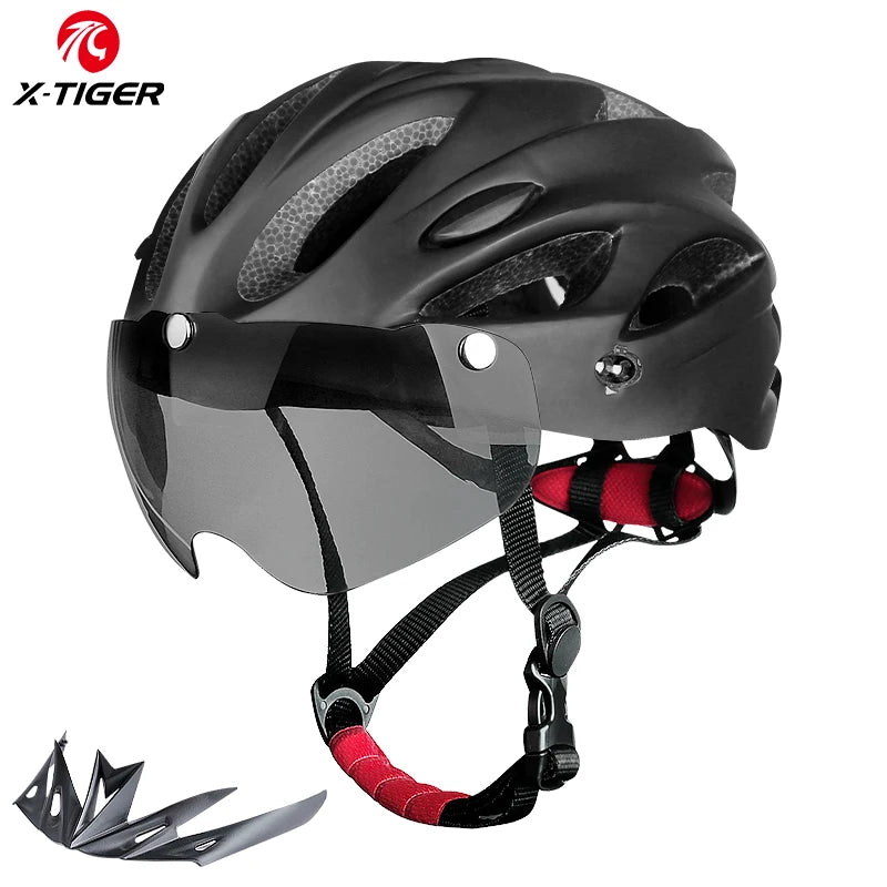 LED Rear Light Dual Mode Helmet