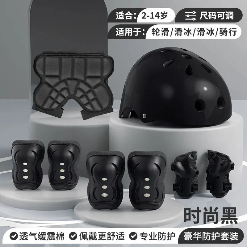 8Pcs Rollerblading Protective Gear Set