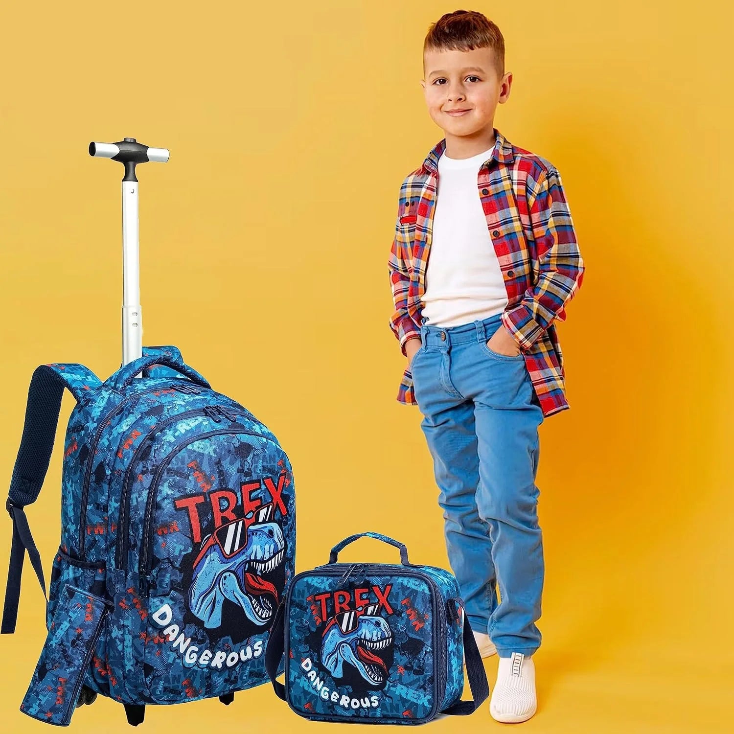 Wheeled Travel Rolling Backpack