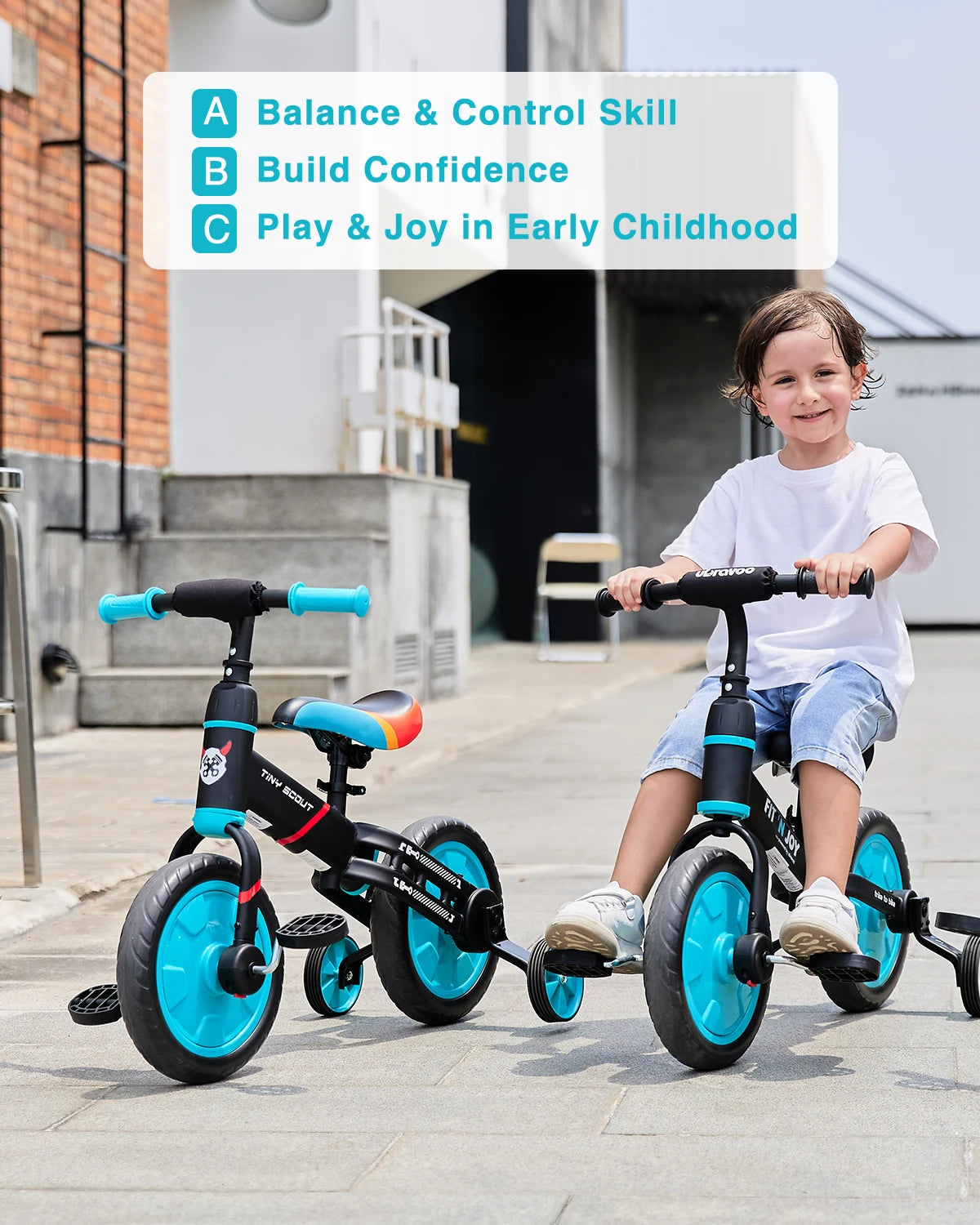 Tiny Scout Balance Bike 3 4 5 Years