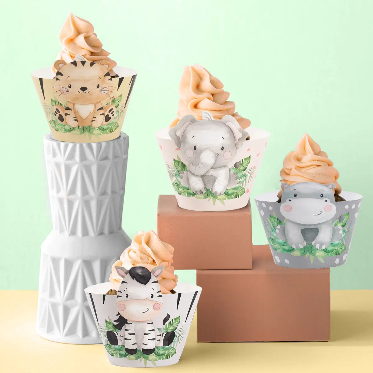 Jungle Animals Cake Stand