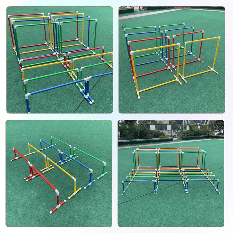 Kids Tunnels drills and hurdling obstacle
