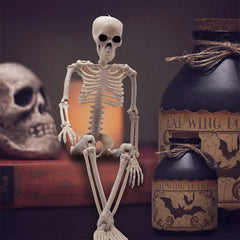 Scary Halloween Props Hanging Skeleton