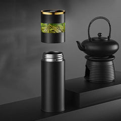 LED Display Tea Infuser Vacuum Flask