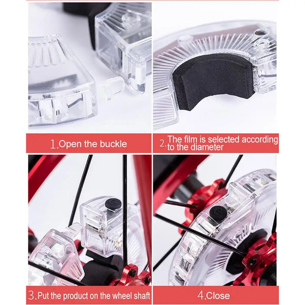 Rechargeable Vibration Sensing Spoke Lights