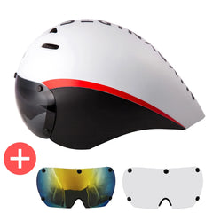 Aero Goggles Bicycle Helmet