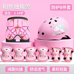 8Pcs Rollerblading Protective Gear Set