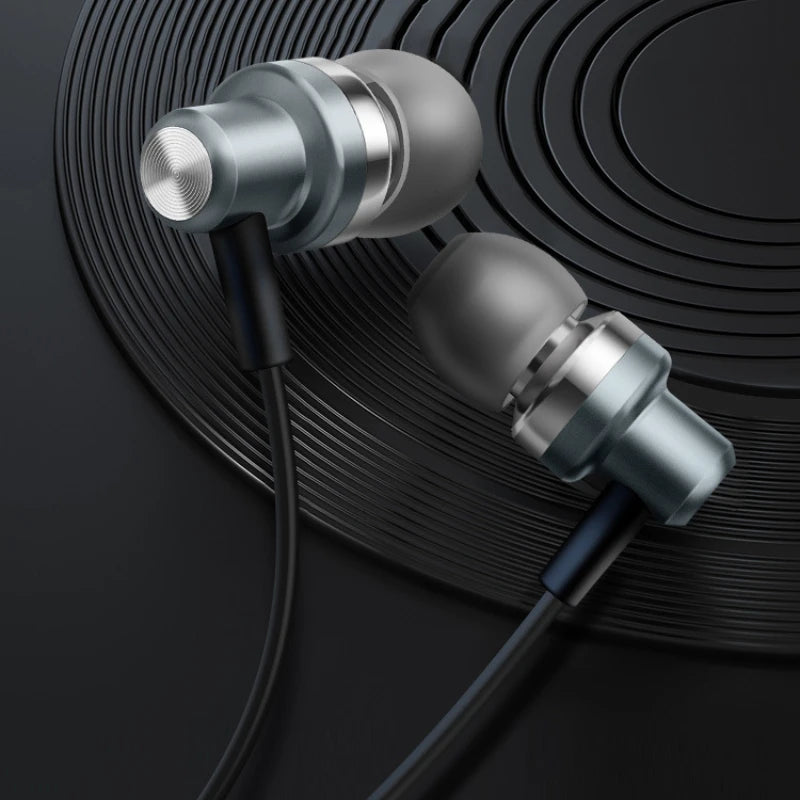 Metal Stereo Tuning Headphones