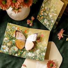 3D Butterfly Pop-Up Greeting Cards