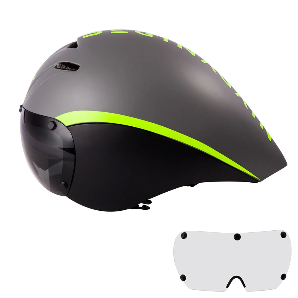 Aero Goggles Bicycle Helmet