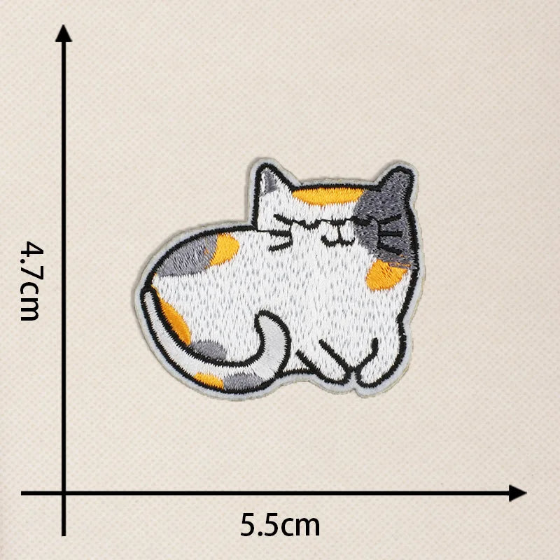 Cute Fashionable Cat Embroidery Patches