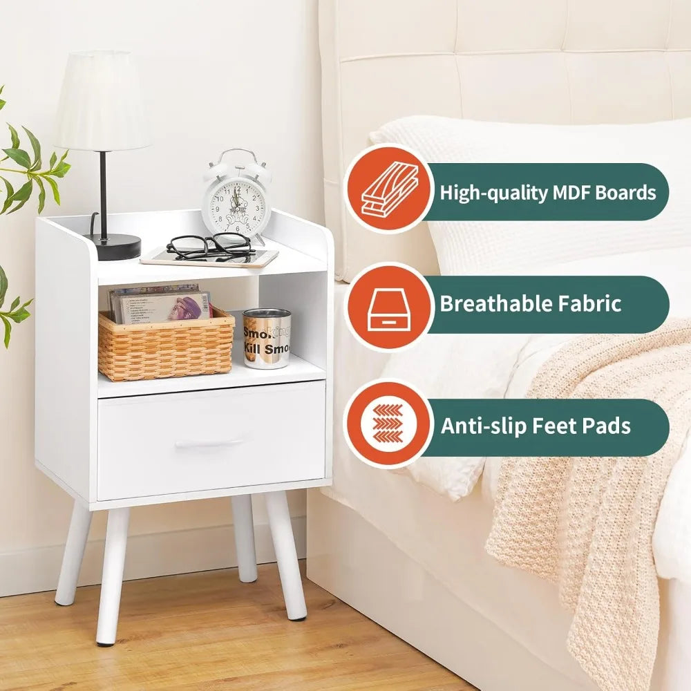 Modern Night Stand with Drawer