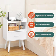 Modern Night Stand with Drawer