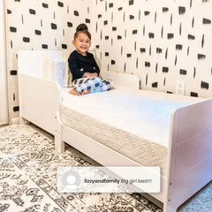 Bianca White Elegant Toddler Bed
