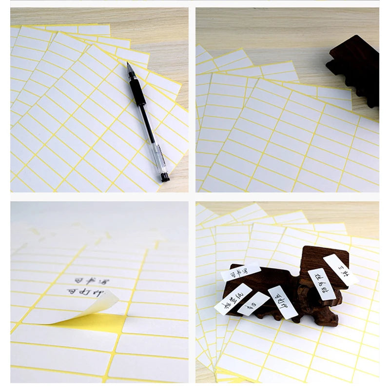 Self Adhesive White Blank Paper Label