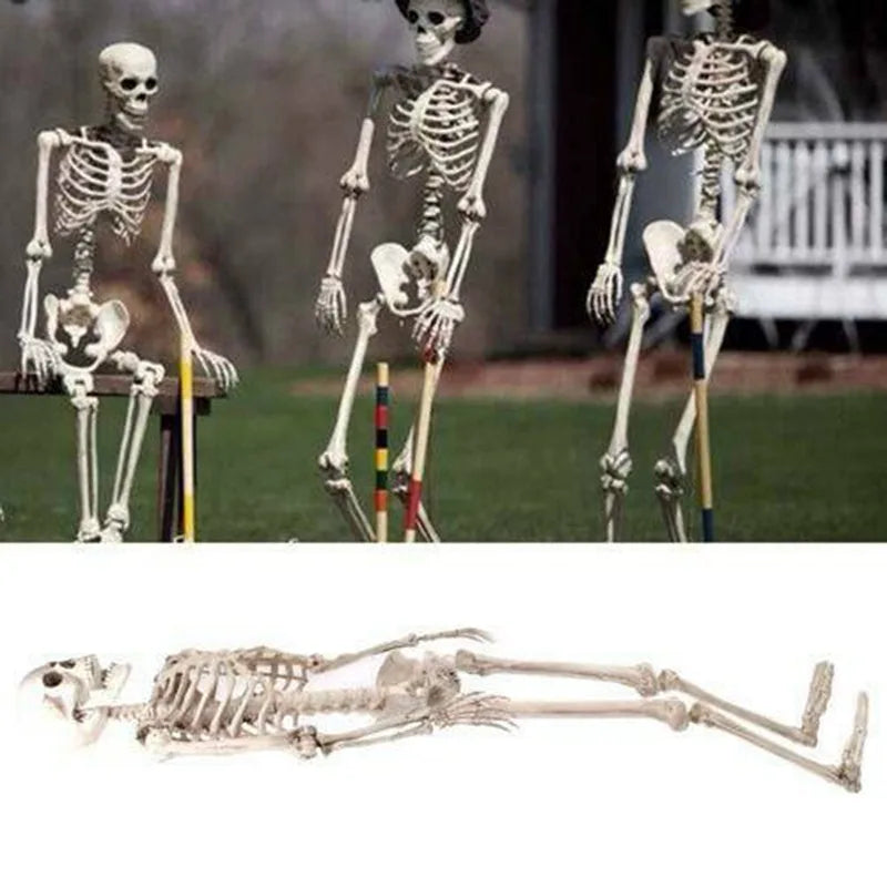 Scary Halloween Props Hanging Skeleton