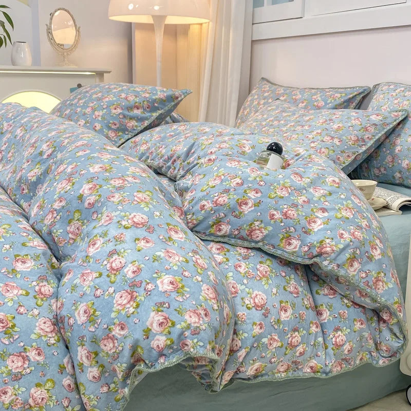 Soft Cotton Crib Bedding Set