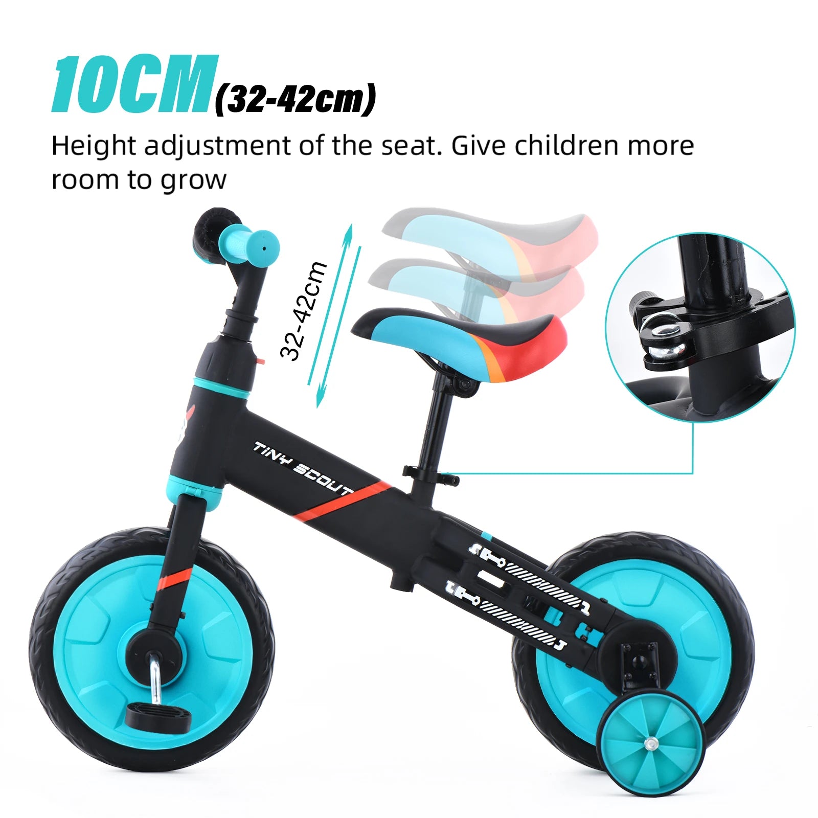 Tiny Scout Balance Bike 3 4 5 Years