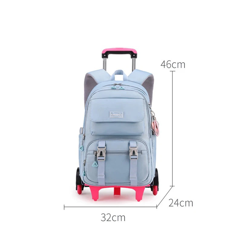 Teenagers School Backpack With Wheels